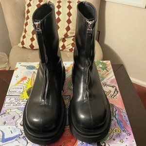 Jeffrey Campbell Dozed Zippered Booties